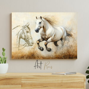 Toile Murale – Cheval Arabe